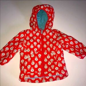Mini Boden floral warm fleece coat jacket 1.5-2 yr